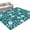 Snow Teal, variant on Area Rugs 4'x6'. Green White Floral Carpet Runner Indoor Outdoor Rugs Home Decor Aesthetic, Farmhouse Retro Botanical Leaves Non Slip Mats Washable Accent Rug for Living Room Bedroom