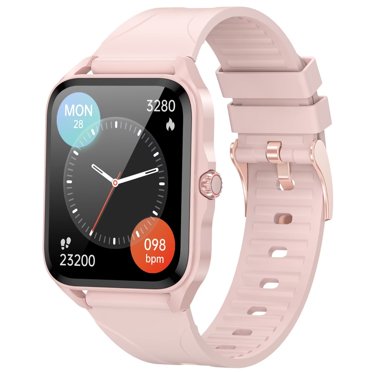 LIGE Smart Watch for iPhone Android 1.83 " Bluetooth Call Phone Waterproof Sports Fitness Tracker Women Periods Tracker Women Men Pink