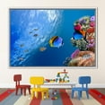 thumbnail image 6 of Fish Canvas Art, Underwater Fish Art, Seascape Printed, Tropical Fish Wall Decor, Blue Art, Ocean Poster, Ocean Landscape Poster, Canvas Wall Decor - 4P-Gallery Wrapped, 6 of 9