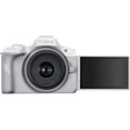 thumbnail image 4 of Canon EOS R50 Mirrorless Camera with 18-45mm Lens | White Bundle with Canon 200ES EOS Shoulder Bag + Transcend 64GB 330S UHS-I SDXC Memory Card (3 Items), 4 of 9