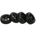 thumbnail image 6 of 4PCS RC Rubber Wheel Tyre Wheel Rim Modified Spares Parts for RC 4X4wd HPI, 6 of 9