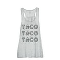thumbnail image 1 of Thread Tank Taco Taco Taco Women's Sleeveless Flowy Racerback Tank Top Sport Grey Medium, 1 of 5