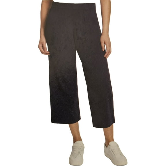 Gloria Vanderbilt® Amanda Shape Effect Womens High Rise Wide Leg Cropped Pants | Navy, 12