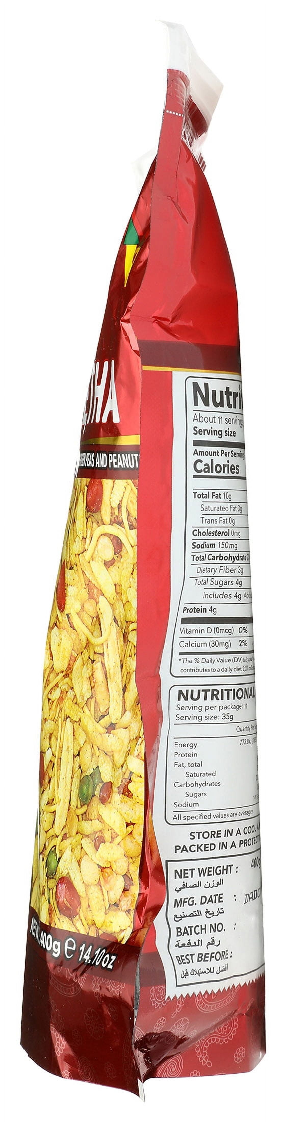 (3 pack) Haldiram's Khatta Meetha Snack Crackers, 14.10 oz