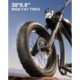 thumbnail image 3 of BIGNIU BG-X PRO Electric Bike for Adults,740W Brushless Motor 52V 27Ah Up to 40 Miles E-Bike Front/Rear Turn Signal Dual Suspension Ebikes UL2849, 3 of 8