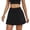 L114-Black, variant on xfsWaSs Women's Tennis Skirt with Built-In Shorts High Waist 4-Way-Stretch Running Tennis Skirts Lightweight Slim Fit Athletic Golf Skorts