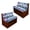 Blue Mandala Flower, variant on Chririnla Forest Monkey RV Dinette Cushion Covers 2 Pack Camper Couch Covers Stretch 2 Cushion Slipcovers Washable RV Bench Seat Covers for Dinette Reusable Travel Trailer Couch Furniture Slipcovers