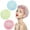 Multicolor 2, variant on 3 Packs Double layer Shower Cap Waterproof Elastic Bath Cap for Women Shower Spa Salon
