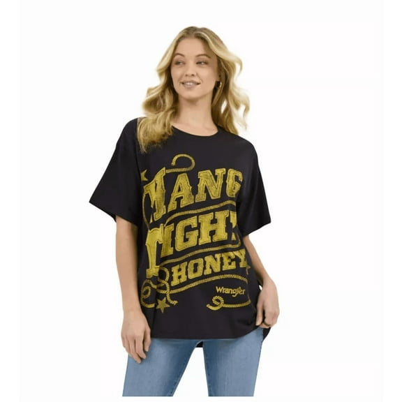 Wrangler x Lainey Wilson Oversized Hang Tight Honey T-Shirt
