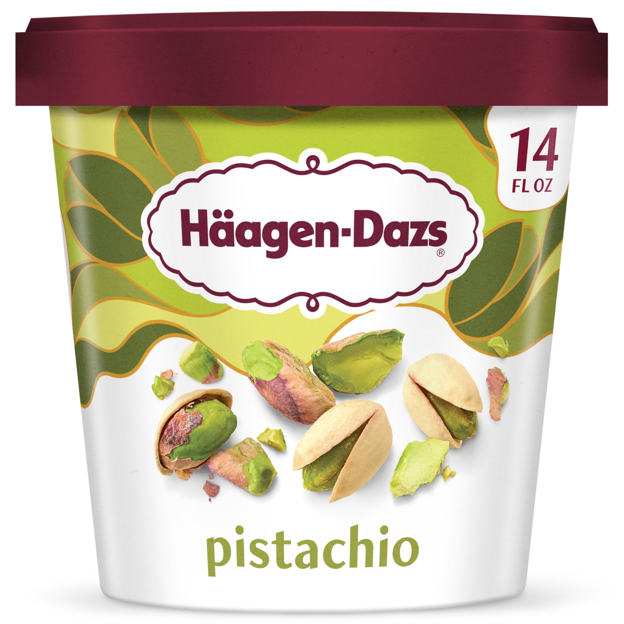 Haagen Dazs Pistachio Ice Cream, Gluten Free, Kosher, 14 oz