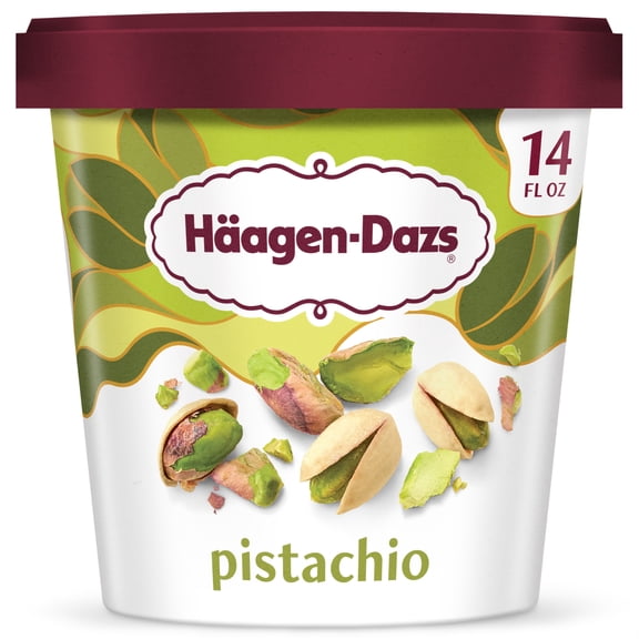 Haagen Dazs Pistachio Ice Cream, Gluten Free, Kosher, 14 oz