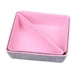 thumbnail image 3 of Cesta de almacenamiento de maquillaje BLESIY Gris claro y rosa, 3 of 8