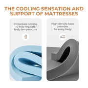 Avenco Lumina 14 Medium Adult Cooling Gel Memory Foam Mattress, Queen Size