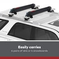 thumbnail image 2 of Yakima 6 Ski Pairs/4 Snowboards Universal Car Roof Rack, PowderHound 6, 2 of 5