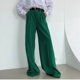thumbnail image 1 of 2023 Primavera/verano nuevas mujeres de cintura alta Casual pantalones de pierna ancha pantalones largos Palazzo Pantalones, 1 of 5