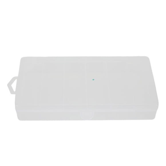 PVC plastic six grid box 17.5*9.5*3cm transparent bait box accessory box