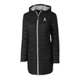 thumbnail image 2 of Women's Cutter & Buck Black Appalachian State Mountaineers Rainier Primaloft Eco Hooded Long Coat, 2 of 3