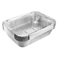thumbnail image 1 of 10" x 7.5" Aluminio Papel Sartenes, 59oz Desechables Bandejas Contenedores para Cocina Asar Hornear Cocinar 12uds, 1 of 5