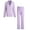 Lilac, variant on RH Women Pajamas Set Button Down Sleepwear Long Sleeve Nightwear Long Pants Pj Set S-XXL RHW4013