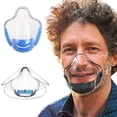 thumbnail image 3 of White elk Máscaras faciales de claridad plástica, máscara facial transparente visible, protector facial transparente, 3 of 5