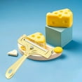thumbnail image 3 of Stainless Steel Cheese Slicer and Grater with Adjustable Thickness Control, Non-slip Ergonomic Handle for Precise Cuts, Ideal for Kitchen Use with Hard and Soft Cheeses,Vsgery, 3 of 9