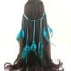 thumbnail image 3 of Diadema bohemia para mujer, tocado vintage, diadema para mujer, accesorio para el cabello con borlas de pavo real, diadema bohemia, diadema para el cabello, 3 of 3