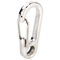 thumbnail image 2 of Outdoor Camping Hiking Carabiner Hook Stainless Steel Keychain Buckle Release Keyring, 2 of 6