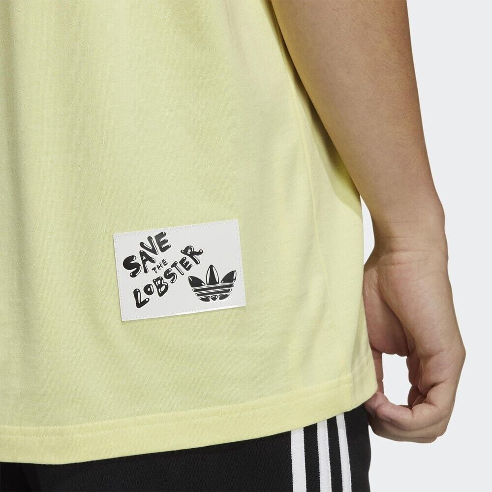 Adidas x Philip Colbert H58117 Save Lobster Artist Tee Yellow L