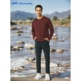 thumbnail image 4 of MANSENHUG 5 Pack Long Sleeve Shirts for Men - Quick Drying Moisture Wicking Sun Protection T-Shirts for Fishing Workout Gym, 4 of 9
