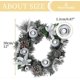thumbnail image 2 of Advent Wreath Artificial Candle Holder-christmas Wreath With 4 Candle Holderssilver,30 Cm, 2 of 5