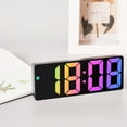 thumbnail image 2 of Alarm Clocks for Bedrooms with Usb Charging Digital Alarm Clock with Alarm Led Bedroom Alarm Clocks Brightness Snooze Usb Plug Or Powered by Battery(Not Include), 2 of 7