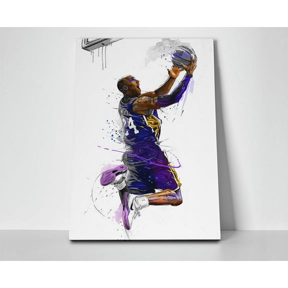 Kobe Bryant Wall Art Poster or Wrapped Canvas