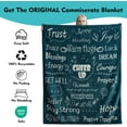 thumbnail image 5 of Get Well Soon Blanket - Healing Blanket with Inspirational Words,Blanket Gifts for Women and Men, Feel Better Gifts, Comfort Blanket with Positive Messages, Cozy Hug Blanket Queen 90"x90", 5 of 5