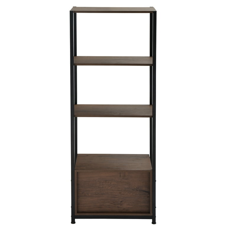 URHOMEPRO Small Bookshelf 3 Tier Bookcase, Modern Wooden Bookshelf and  Bookcase, Open Bookcase Display Shelves, Durable Shelving Unit with 2  Storage Shelves for Bedroom Home Office, Brown, Q13664 