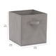 thumbnail image 2 of Cubo de almacenamiento plegable de color gris oscuro, soporte de cartón resistente para una estabilidad inigualable, 2 of 5