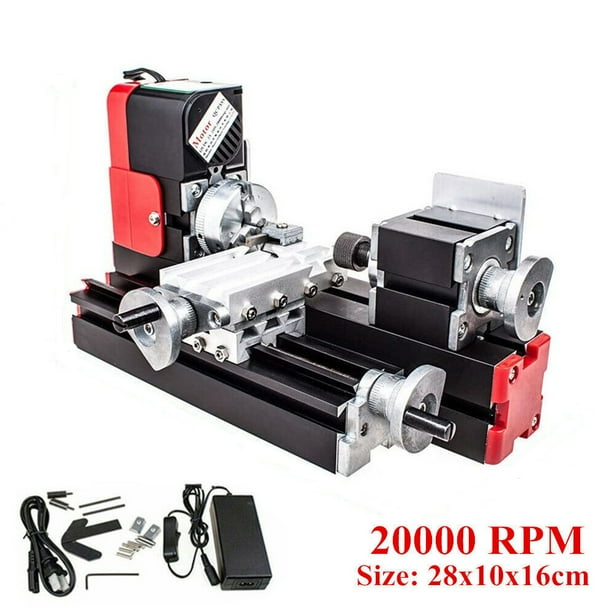 CJC Multipurpose Mini Lathe Machine, Versatile DIY Metal Lathe Tool