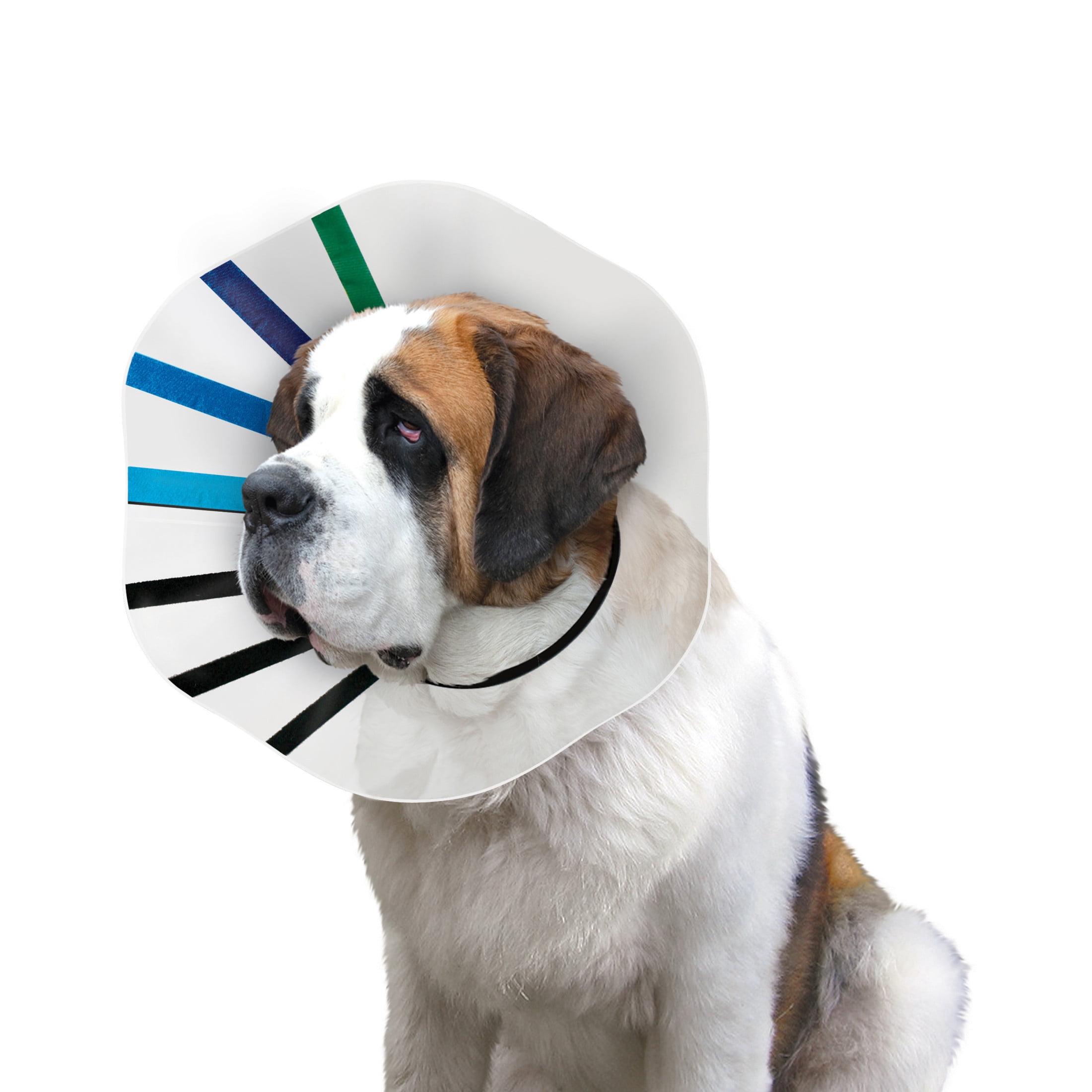 KONG® EZ Clear™ Recovery Collar, Easy Hook and Loop Straps for Adjusting, Extra Large