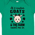thumbnail image 4 of Inktastic If It Involves Goats & the Farm Count Me in Boys or Girls Baby Bodysuit, 4 of 5