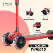 Cockatoo Rocket Racer LED Scooter for Children, 4 Adjustable Heights, 40mm LED Wheels, 1 Pack