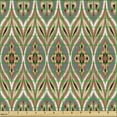 thumbnail image 2 of Ambesonne Ethnic Fabric by the Yard Upholstery, Bohemian Flora Bandana Art, 2 Yards, Pale Sepia Almond and Tan, 2 of 5