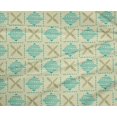 thumbnail image 4 of oneOone Polyester Lycra Fabric Leaves & Geometric Block Print Fabric BTY 56 Inch Wide, 4 of 4