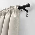 thumbnail image 4 of Lumi 1 in. Single Curtain Rod Bracket (4-Pack),Matte Black, 4 of 4