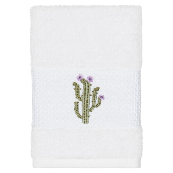 Linum Home Textiles Mila Embellished Turkish Cotton Washcloth