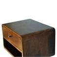 thumbnail image 5 of Miekor Furniture Chestnut Curve Floating Bedside 81864, 5 of 10