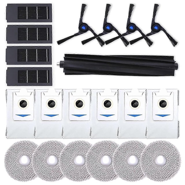 for For Deebot X2 Omni Robot Vacuum Main Side Brush Hepa Filter Mop Cloth Dust Bags Accessories