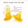 thumbnail image 1 of 100PCS Wholesale Beekeeping Queen Bee Rearing System Protection Cages Plastic Tools Supplies Larva Anti Bite Equipemnt Farm, 1 of 7