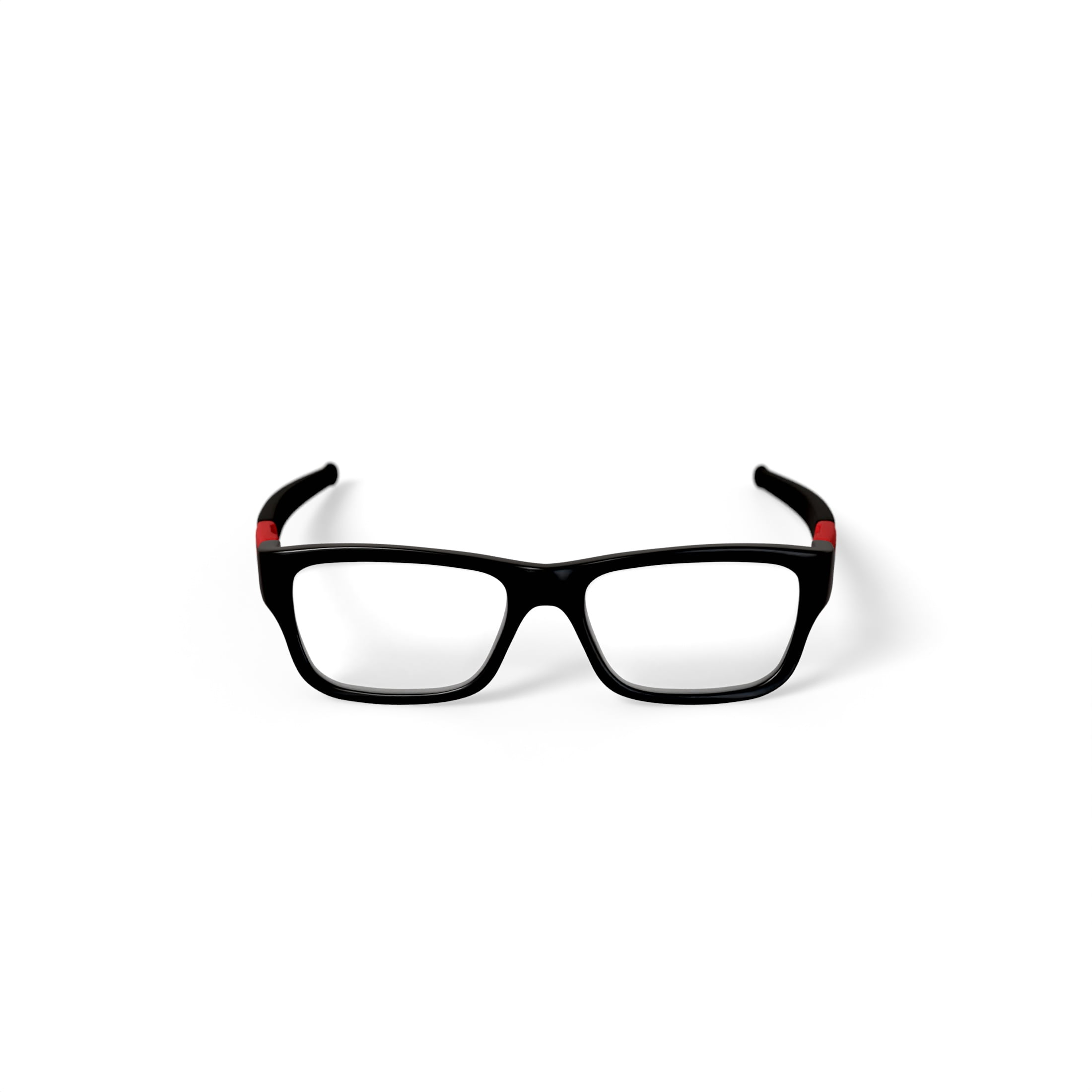 Oakley Youth Marshal XS Optical Glasses, Rectangular Eyeglasses with Demo Lenses, Size 47, Polished Black
