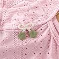 thumbnail image 5 of CPNG Toddler Baby Girls Clothes Summer Breathable Eyelet Sleeveless Ruffle Tops Shorts Set Fashionable Casual Suit(Beige,6-12 Months), 5 of 9