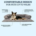 thumbnail image 6 of PETMAKER Dog Bed for Large Pets - Plush Couch Covers for Dogs (Gray), 6 of 11