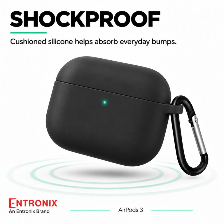 Entronix AirPods 3 Silicone Case with Carabiner photo 3